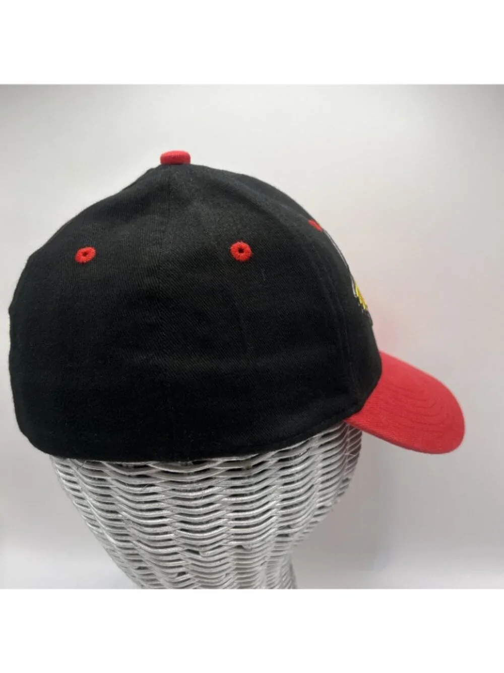 Powell Peralta Winged Ripper Red Black Skateboarding Hat Skeleton Vintage Skate